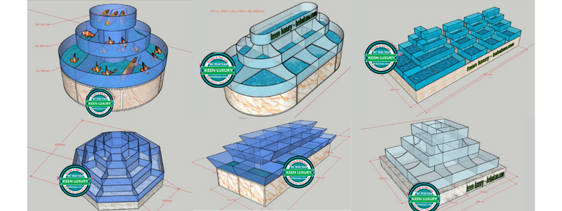 thiết kế hồ bể hải sản chất lượng cao tại keen luxury